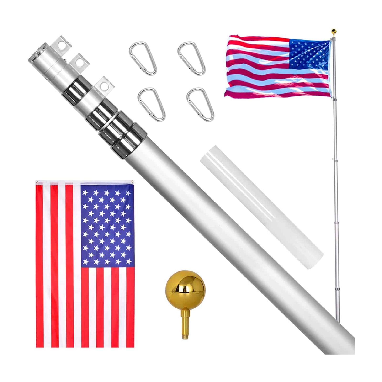 The Ultimate Guide to Low-Maintenance Telescoping Flagpoles