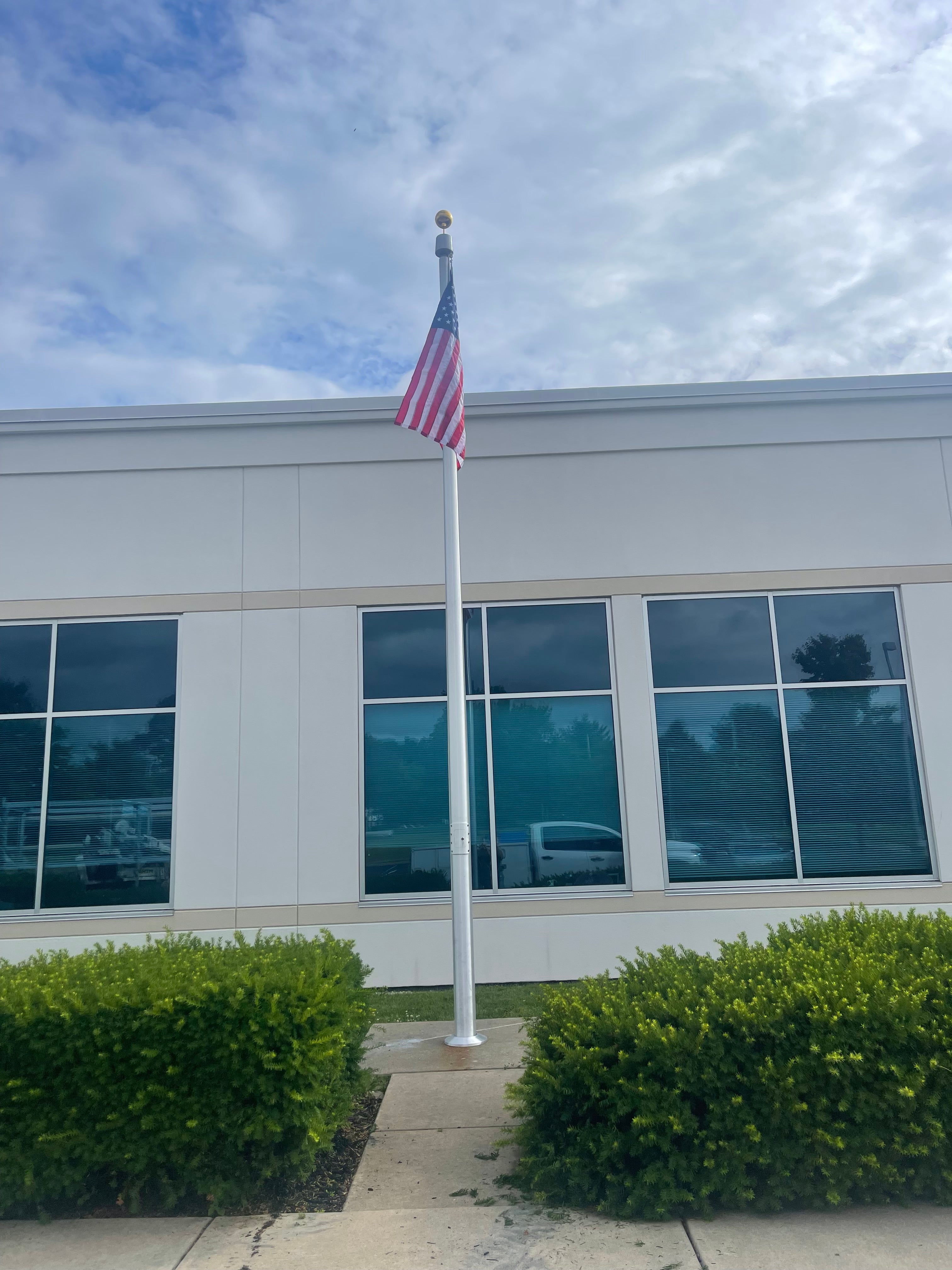 Internal Aluminum Flagpoles | Cam Cleat Rope Halyard System | Kennedy Series | Made in the USA