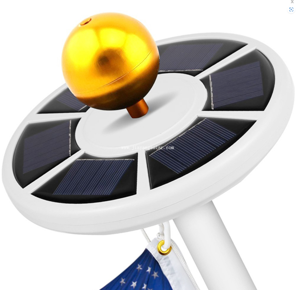 Solar Flagpole Lighting