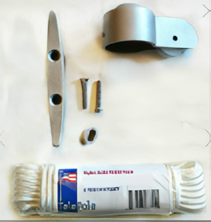 Residential Non-Tapered Aluminum Flagpole Kit | One-Piece Straight Shaft | Made in the USA