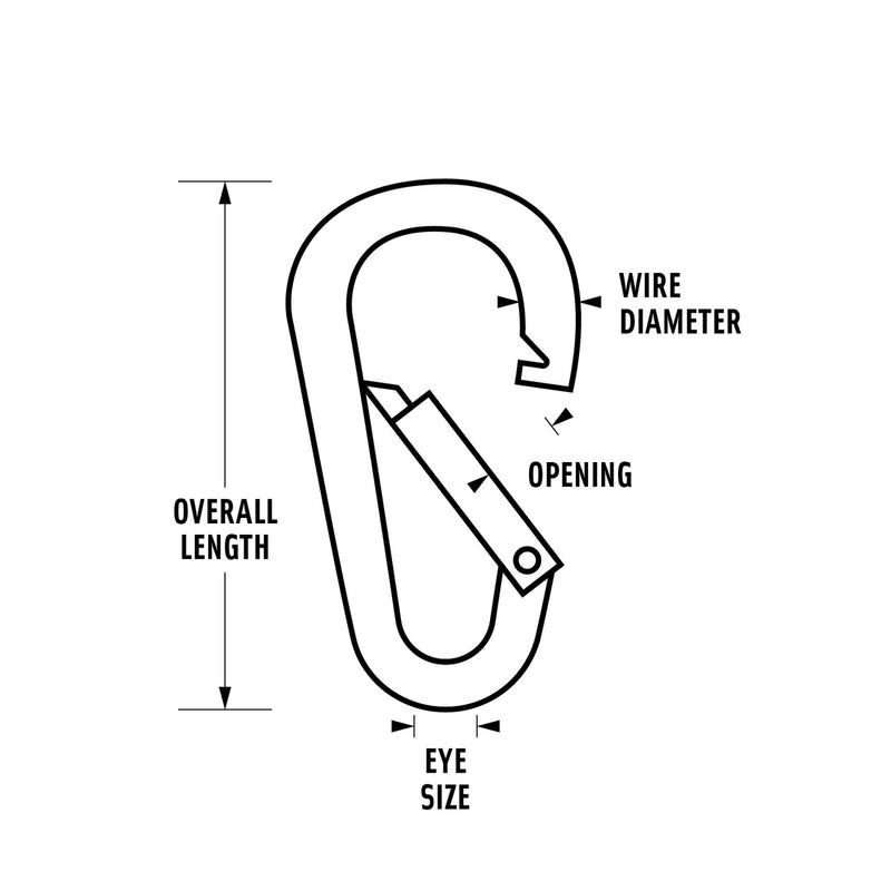 Load image into Gallery viewer, Heavy Duty Tear Drop Snap 4" Stainless Steel
