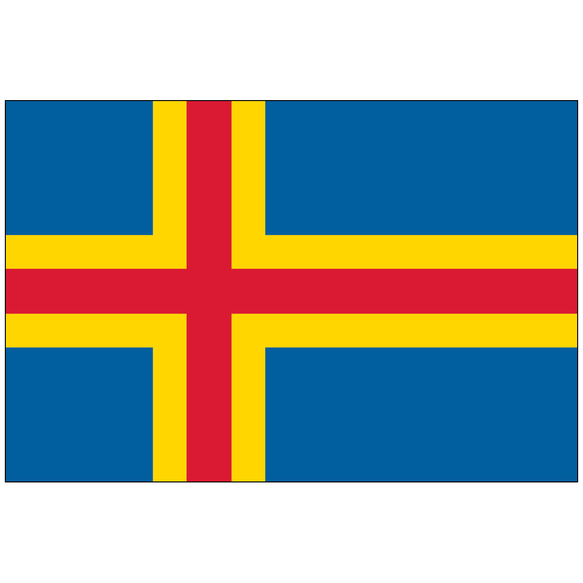 Aland Island - World Flag