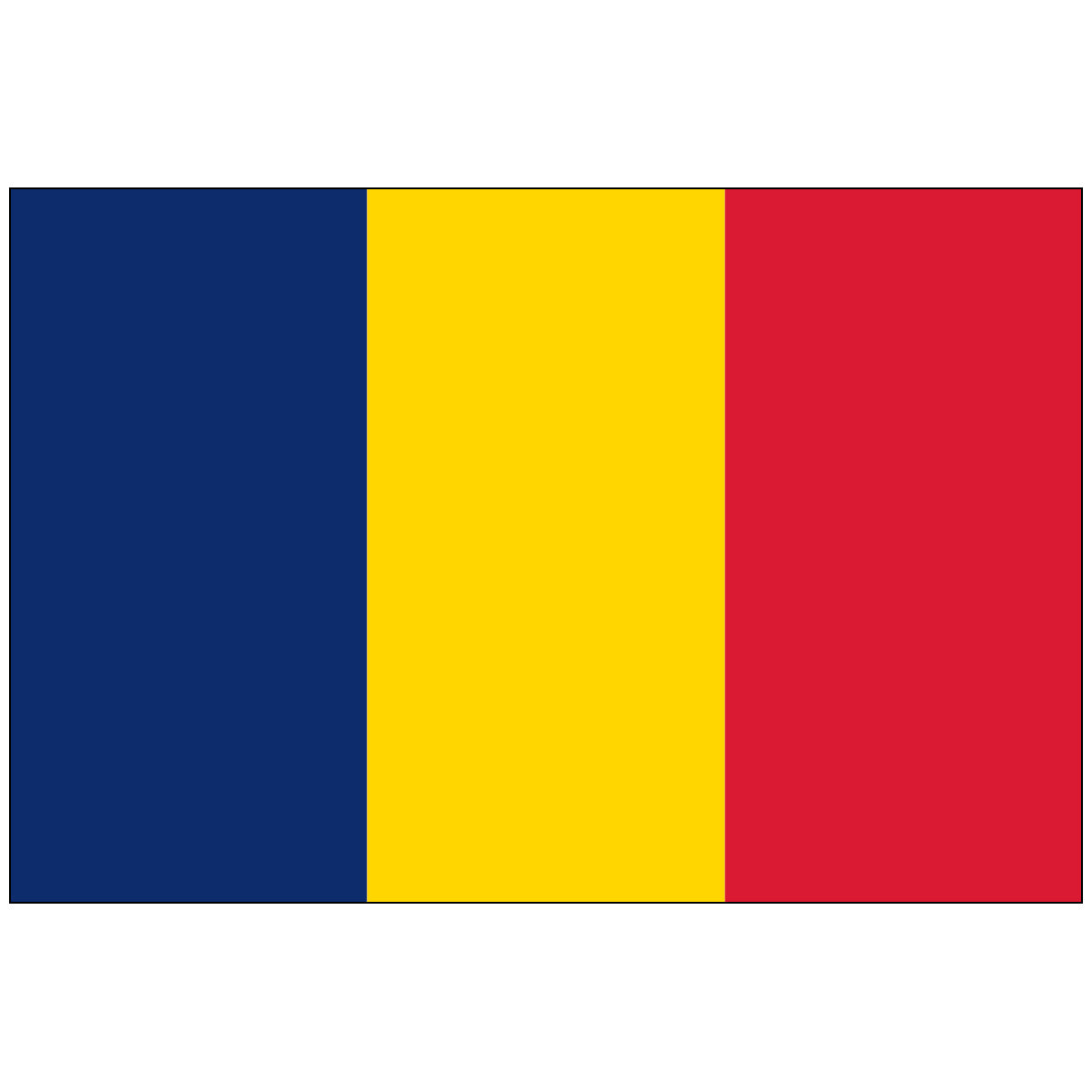 Chad - World Flag