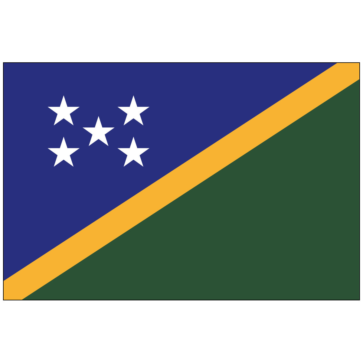 Solomon Islands - Nylon World Flag