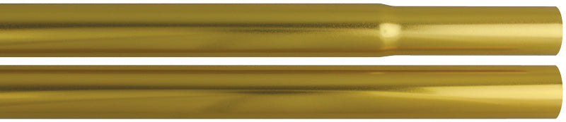 Load image into Gallery viewer, Two-section gold aluminum indoor flagpole with a reflective metallic finish.