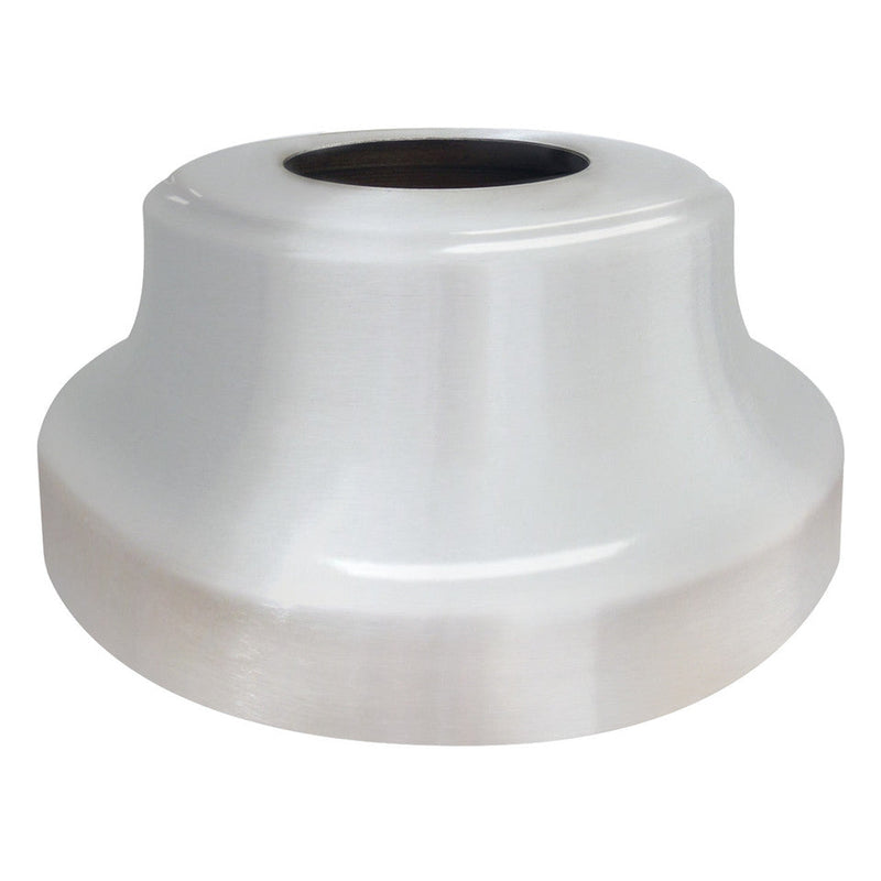 Load image into Gallery viewer, White finished high profile flagpole flash collar.