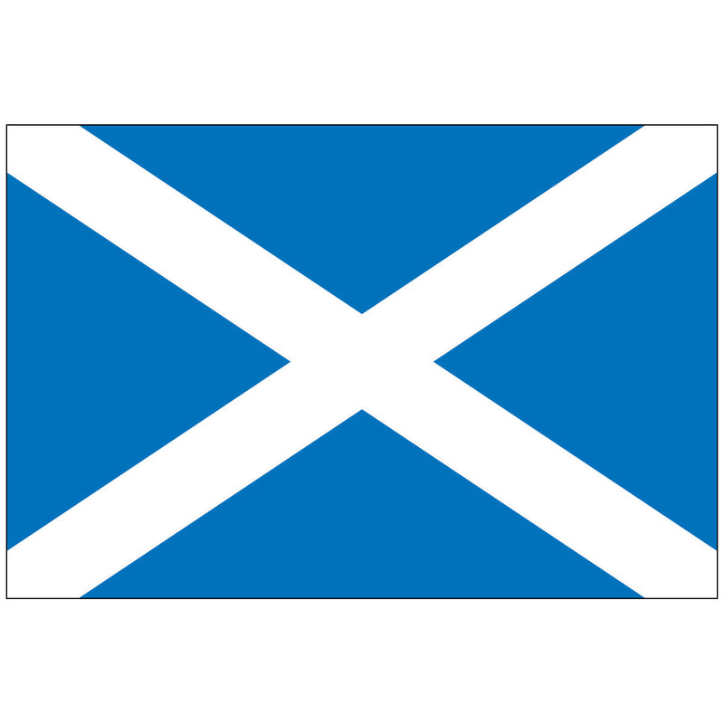Load image into Gallery viewer, Flag of Scotland, blue field with a white X cross.