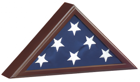 Military and Civilian Services:Memorial Markers and Cases:Capitol Flag Case