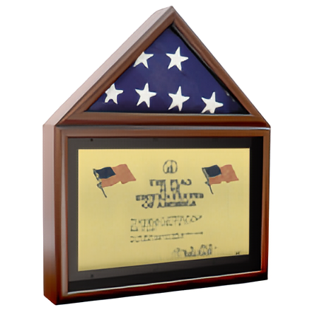 Capitol Flag and Certificate Display Case - SpartaCraft