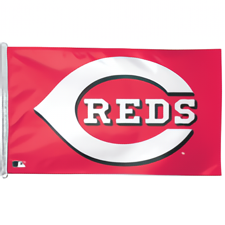 CINCINNATI REDS FLAG - DELUXE 3' X 5' MLB