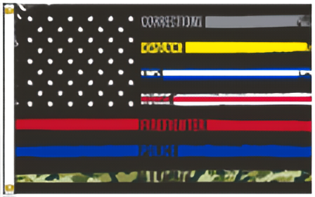 3'x5' Nylon US First Responder Flag