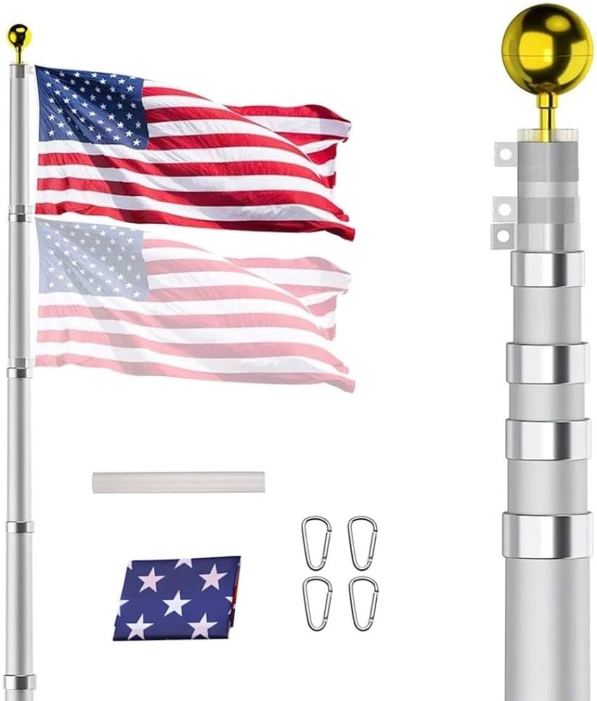 Budget Aluminum Telescoping Flagpoles | Made in the USA