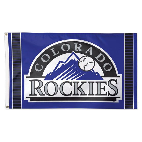 Colorado Rockies - Deluxe 3'x5' MLB Sport Flag