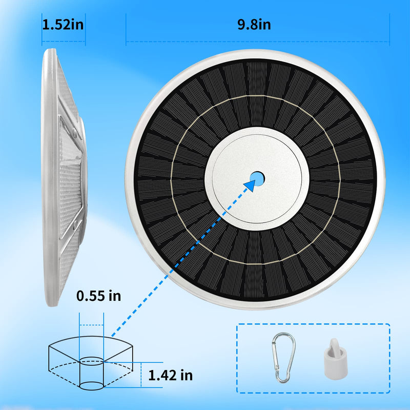 Load image into Gallery viewer, Elite Solar Flagpole Light - Silver Finish
