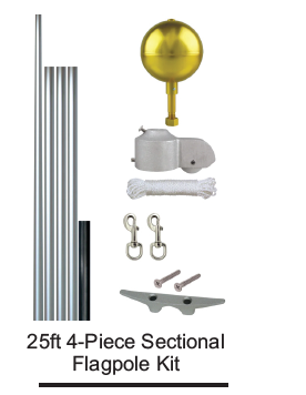 Special All American Tapered Sectional Flagpole