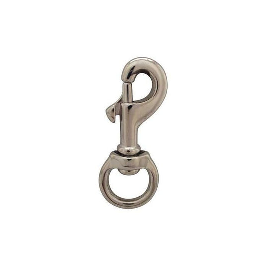 Metallic clasp on a white background