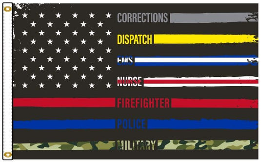 3'x5' Nylon US First Responder Flag