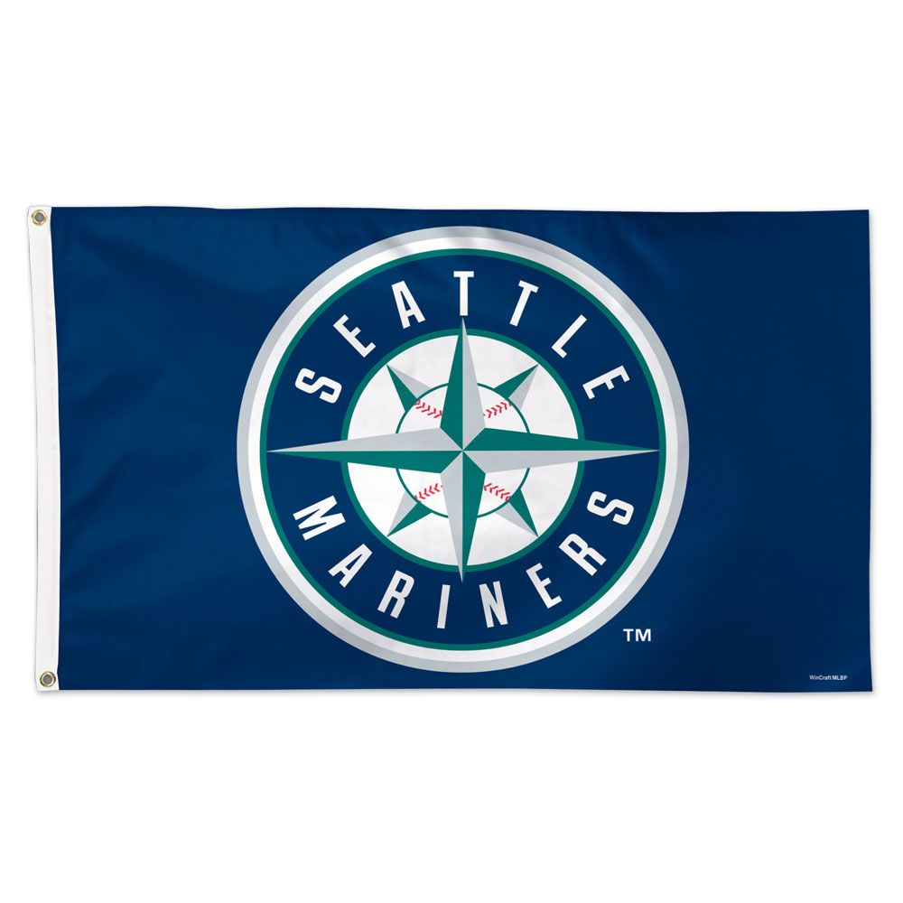 Seattle Mariners - Deluxe 3'x5' MLB Sport Flag