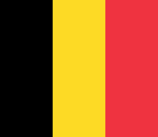 4" X 6" VALPRIN BELGIUM STICK FLAG - POLYESTER