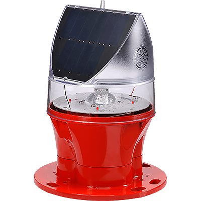Avlite Solar Powered Type A Low Intensity Obstruction Light - AV-OL-70R