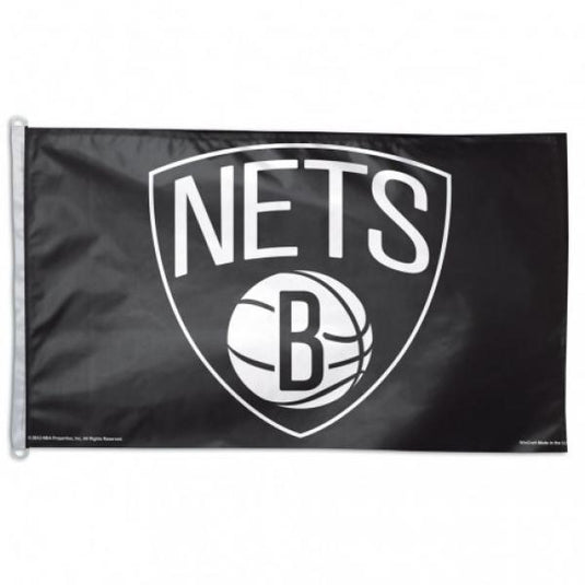 BROOKLYN NETS FLAG - DELUXE 3' X 5' NBA