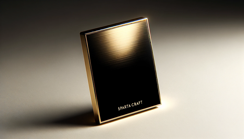 Load image into Gallery viewer, Black on Brass - SpartaCraft

