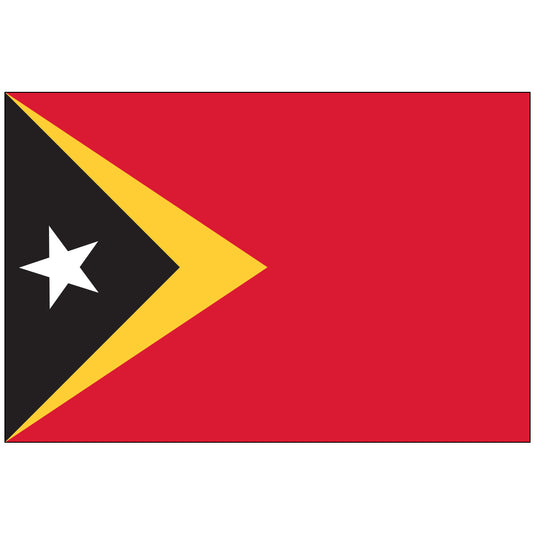 4" x 6" East Timor - Endura-Gloss Mounted Flag