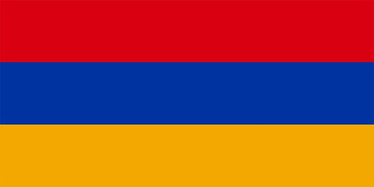 4" X 6" VALPRIN ARMENIA STICK FLAG - POLYESTER