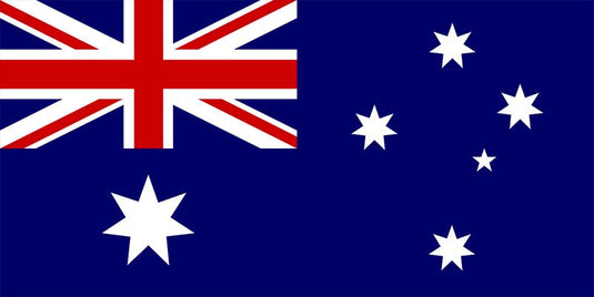 4" X 6" VALPRIN AUSTRALIA STICK FLAG - POLYESTER
