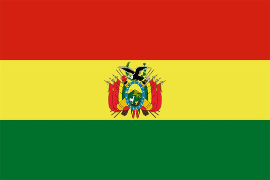 4" X 6" VALPRIN BOLIVIA STICK FLAG - POLYESTER