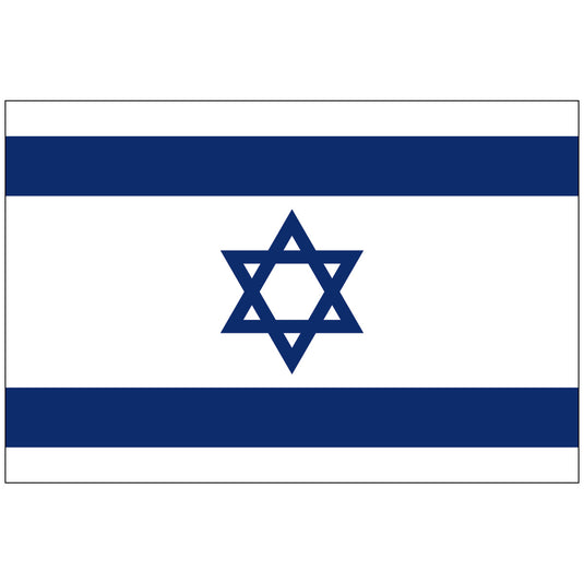 4" x 6" Israel - Endura-Gloss Mounted Flag