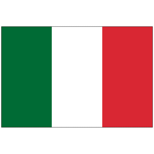 4" x 6" Italy - Endura-Gloss Mounted Flag