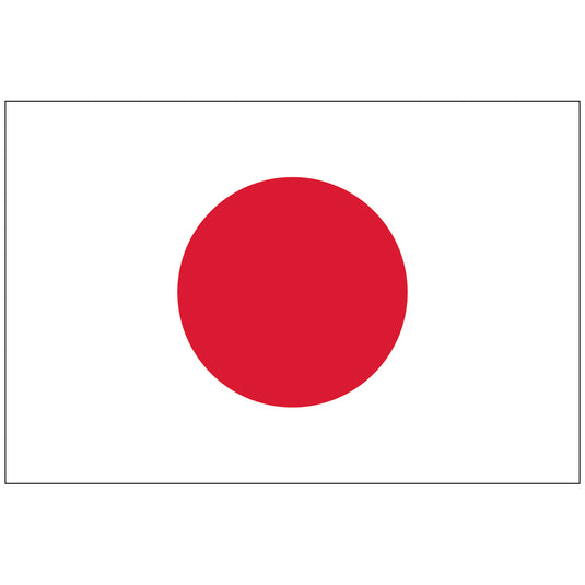 4" x 6" Japan - Endura-Gloss Mounted Flag
