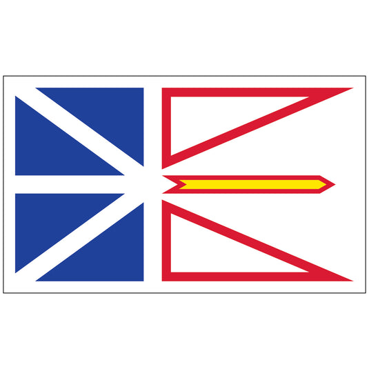 4" x 6" Newfoundland - Endura-Gloss Mounted Flag