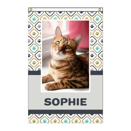 Personalized Digital Nylon Pet Flag