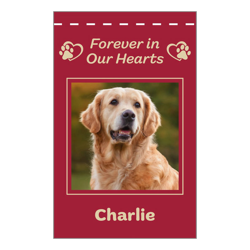 Load image into Gallery viewer, Personalized Nylon Pet Garden Flag - 18" x 12"
