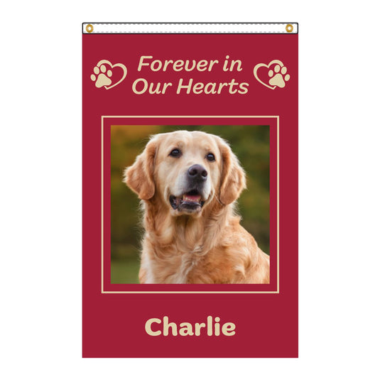 Personalized Digital Nylon Pet Flag