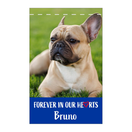 Personalized Nylon Pet Garden Flag - 18" x 12"