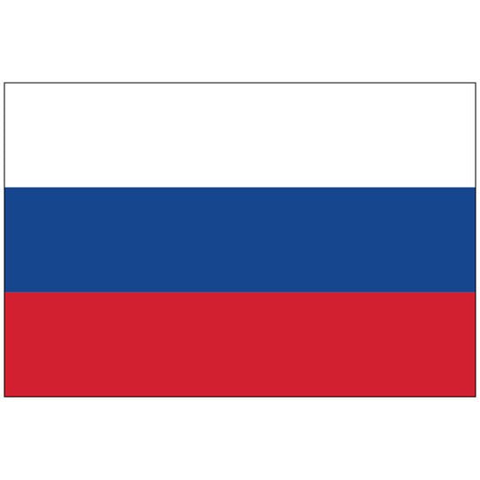 4" x 6" Russian Federation - Endura-Gloss Mounted Flag