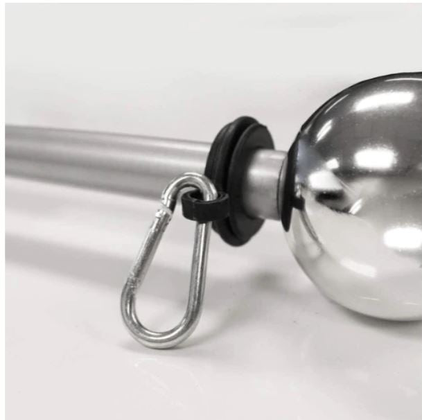 Load image into Gallery viewer, Telescoping Fiberglass Tailgate Aluminum Flagpole
