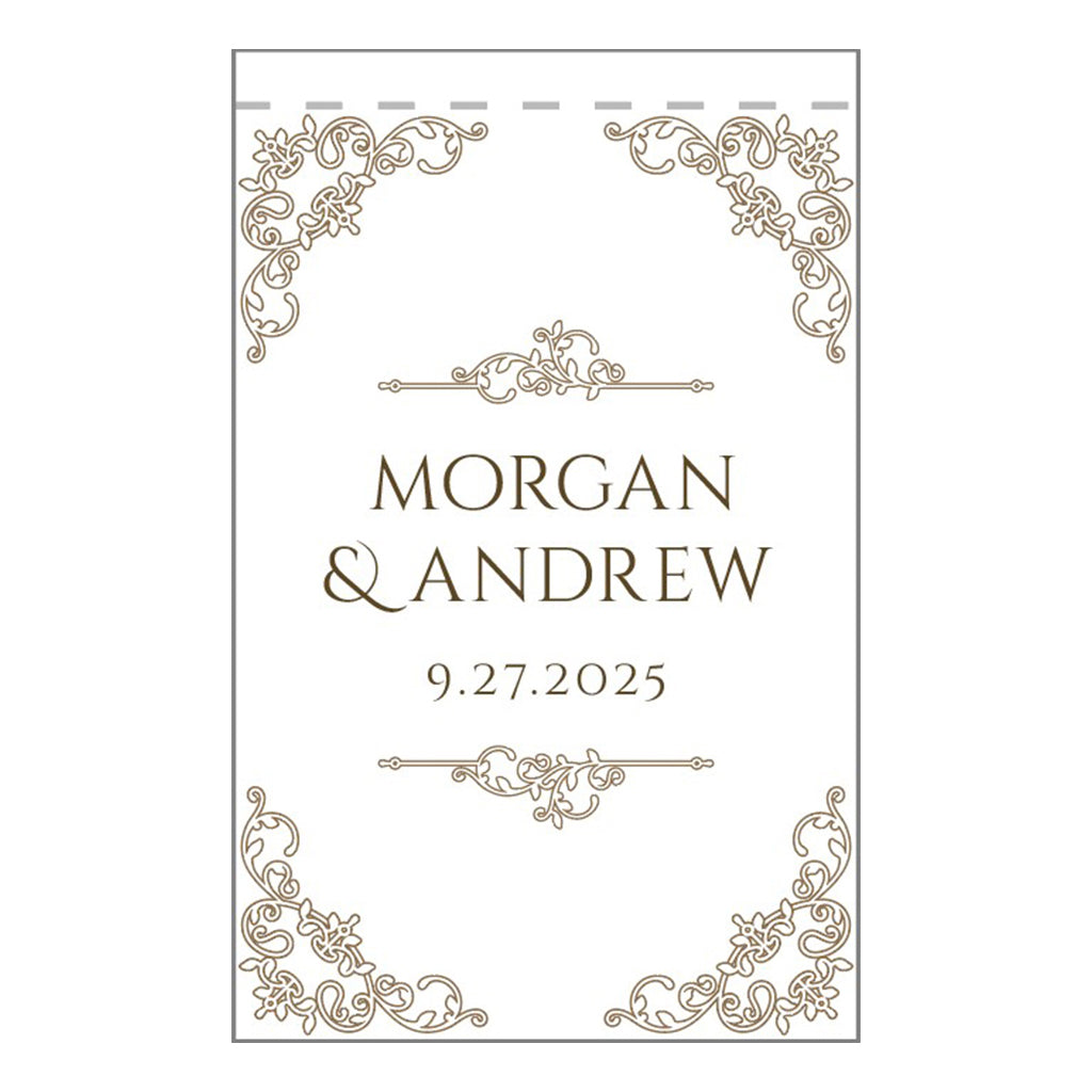 Personalized Wedding Garden Flag – 18