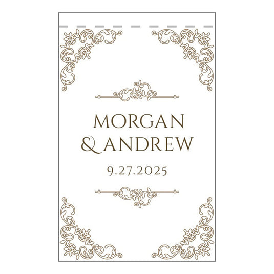 Personalized Wedding Garden Flag – 18