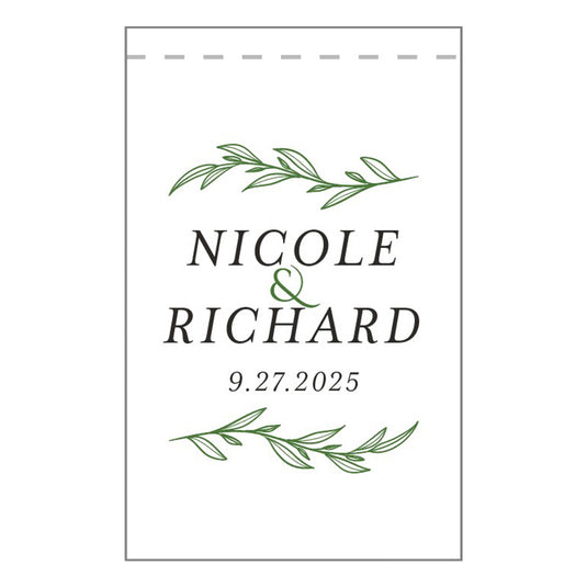 Personalized Wedding Garden Flag – 18