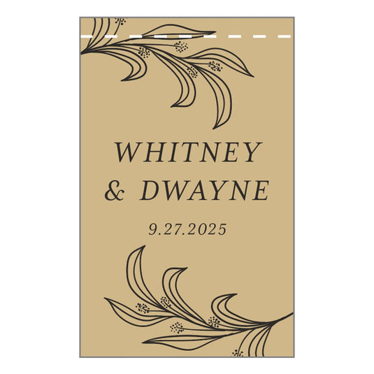 Personalized Wedding Garden Flag – 18" x 12" Nylon