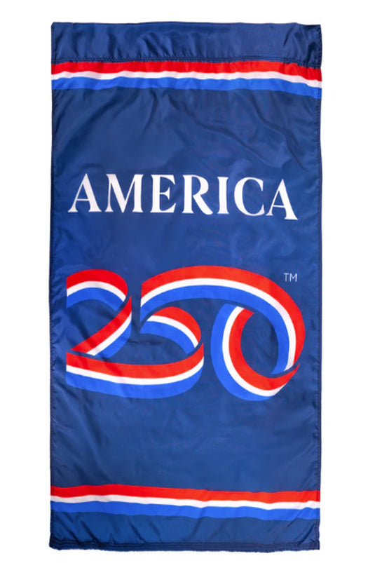 America's 250th Anniversary 2.5' x 4' Nyl-Glo® Banner – Made in the USA
