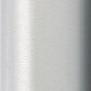 Clear anodized aluminum finish option for the American Elite Telescoping Flagpole, featuring a brushed metallic surface.