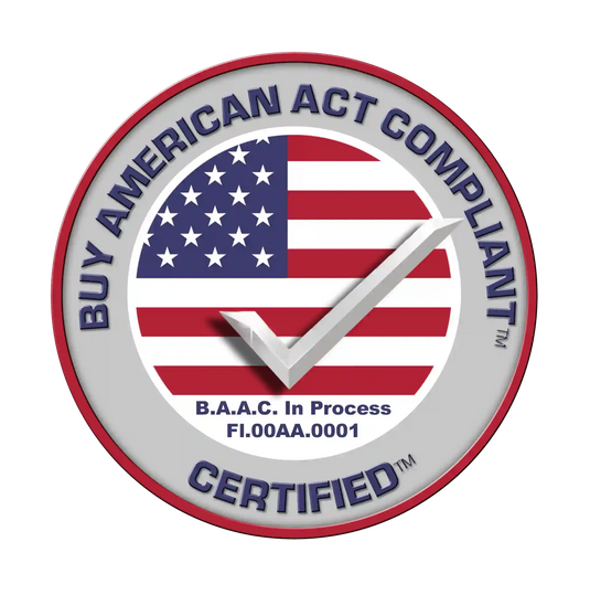 Buy American Act Compliant Certified seal.