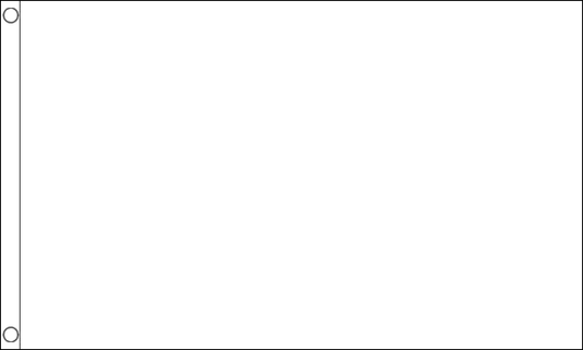 The solid white auto racing flag, used to signal that there is one lap remaining in the race.