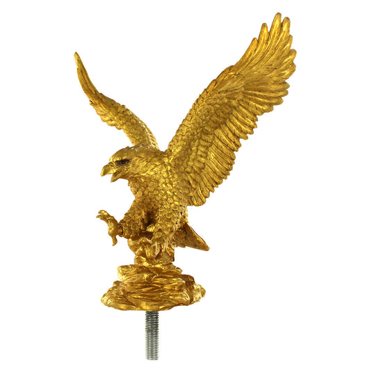 Resin Landing Eagle Flagpole Ornament