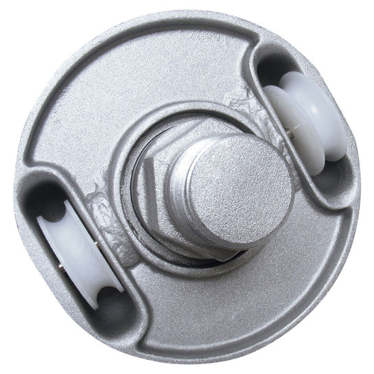 150 Series Threaded Double Pulley Revolving Flagpole Truck - External Halyard